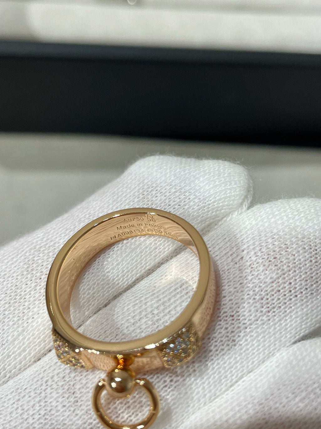 Hermes Cdc Cubic Zirconia Small Ring