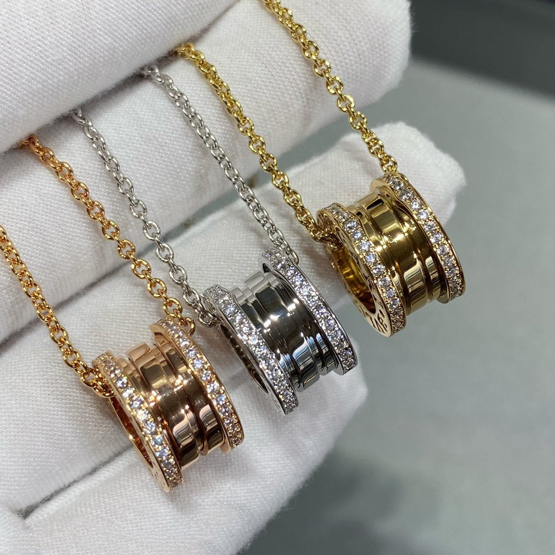 Bvlgari Zero 1 Cubic Zirconia Necklace