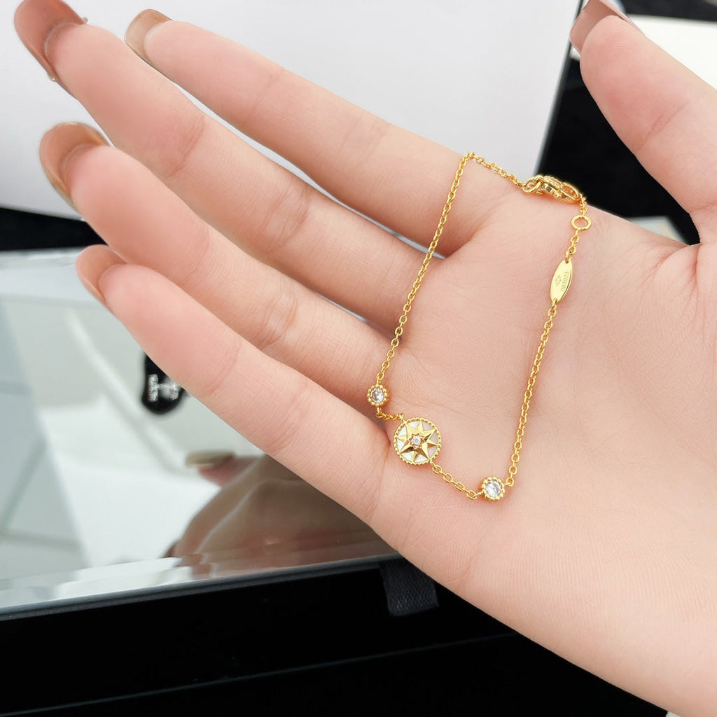 Dior Lucky Star 1 Motif 2 Cubic Zirconia Bracelet