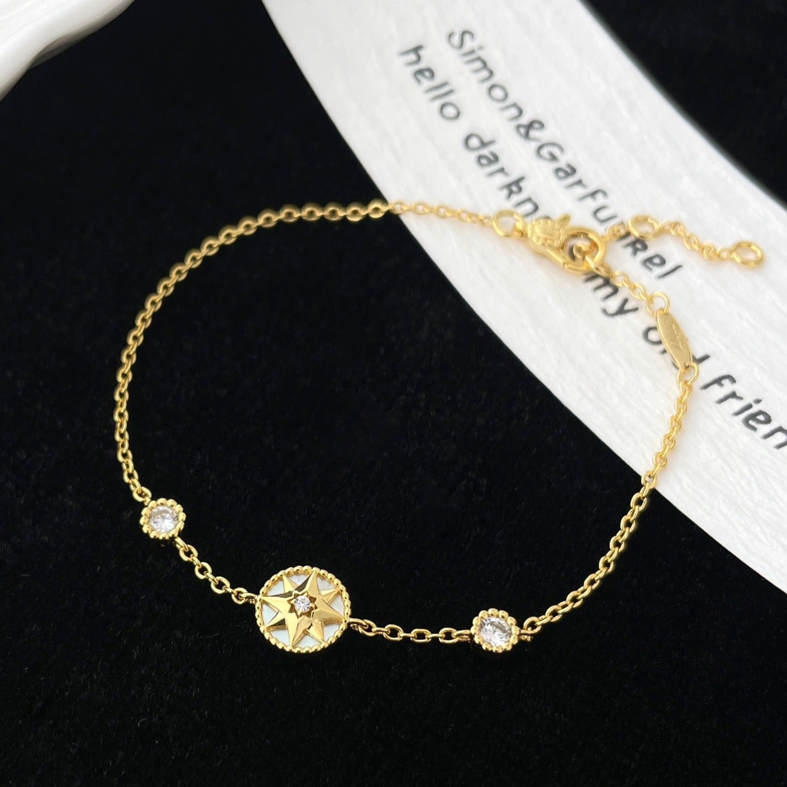 Dior Lucky Star 1 Motif 2 Cubic Zirconia Bracelet