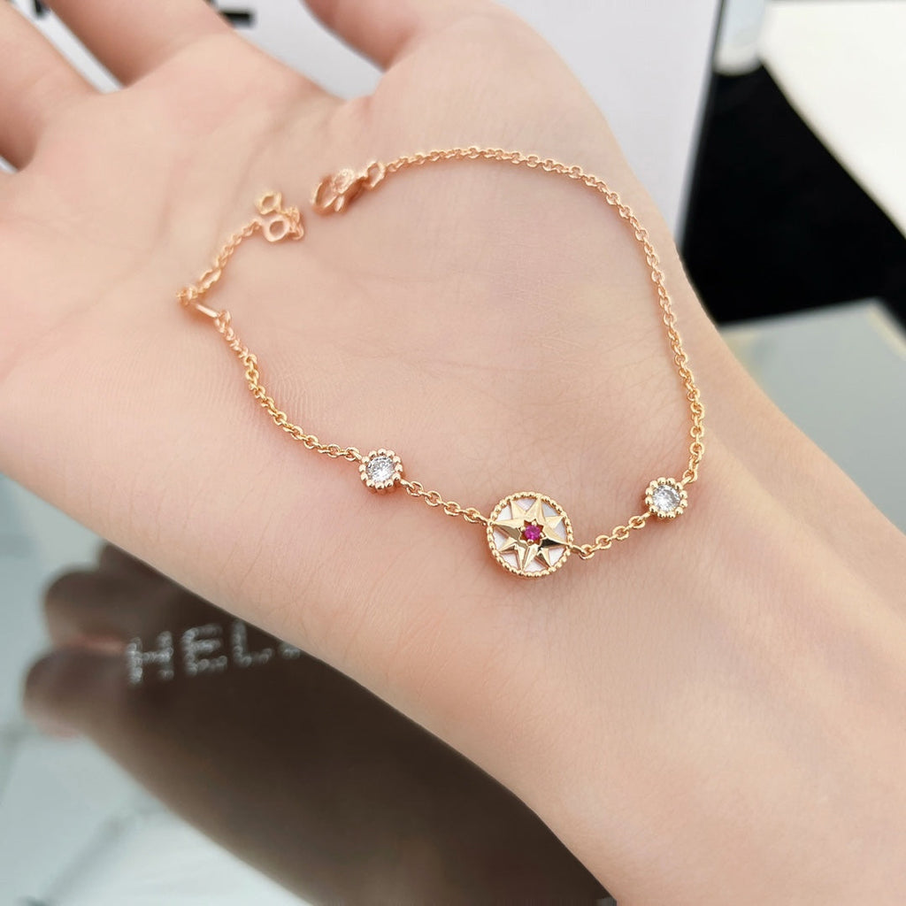 Dior Lucky Star 1 Motif 2 Cubic Zirconia Bracelet