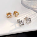 Bvlgari Fiorever Mini Cubic Zirconia Stud Earrings