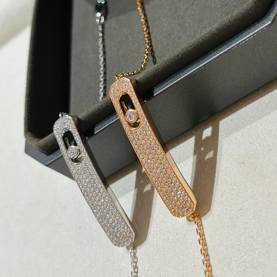 Messika Move Classique Cubic Zirconia Paved Bracelet