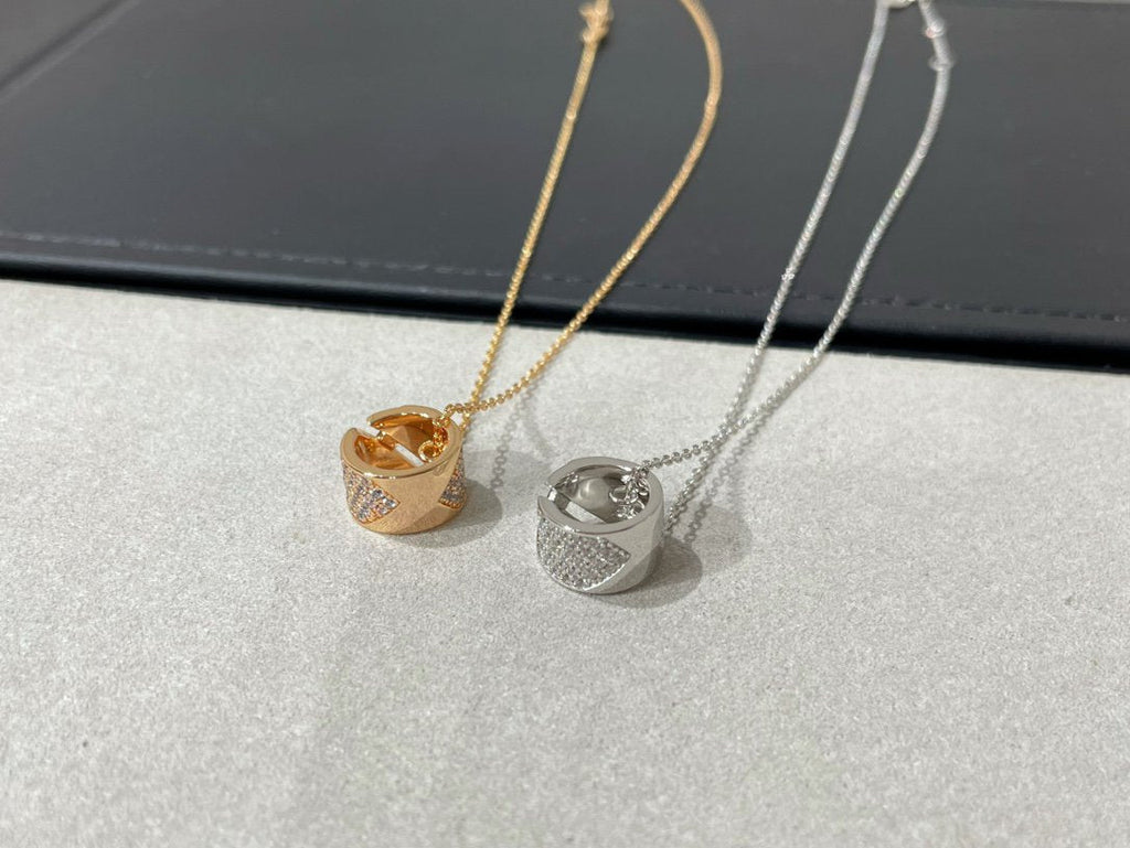 Chaumet Liens Evidence Cubic Zirconia Paved Necklace