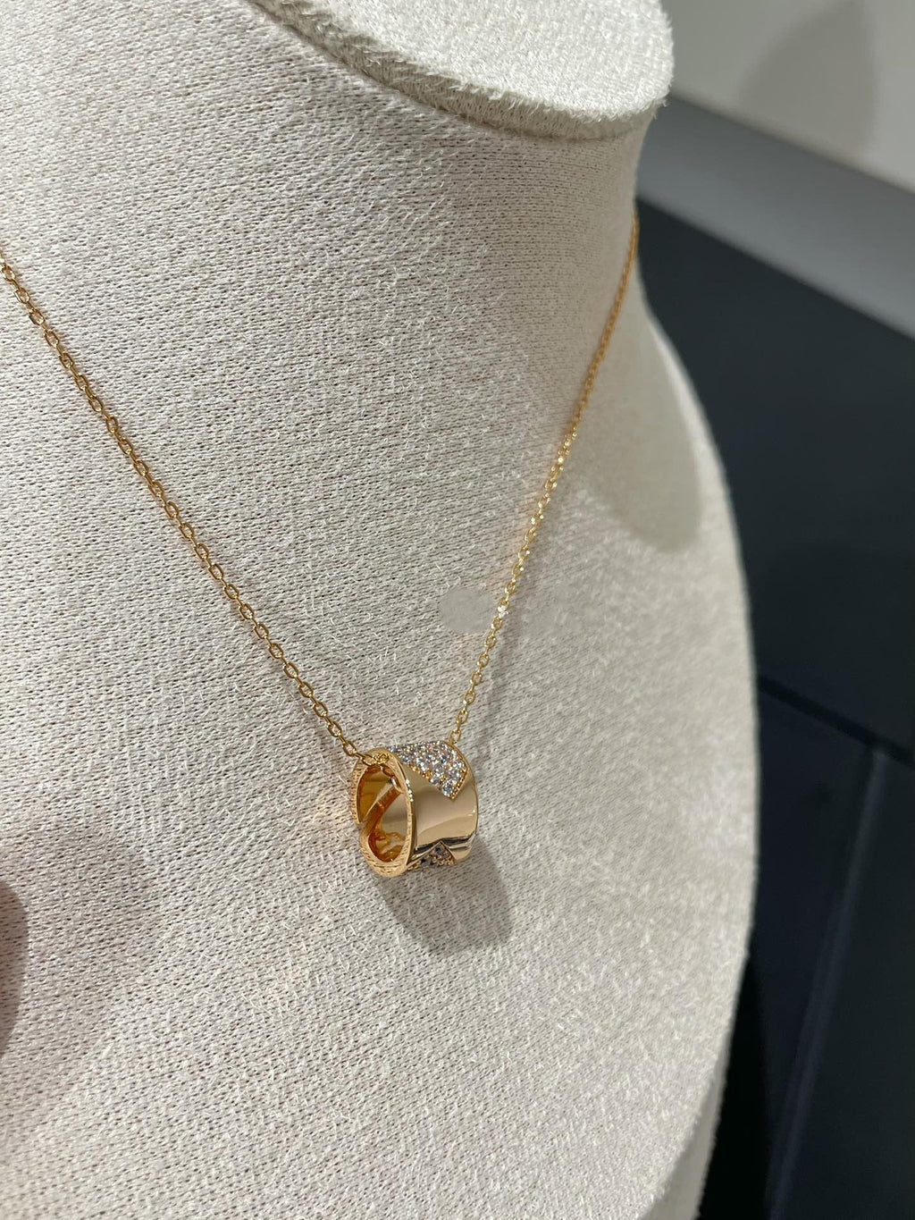 Chaumet Liens Evidence Cubic Zirconia Paved Necklace