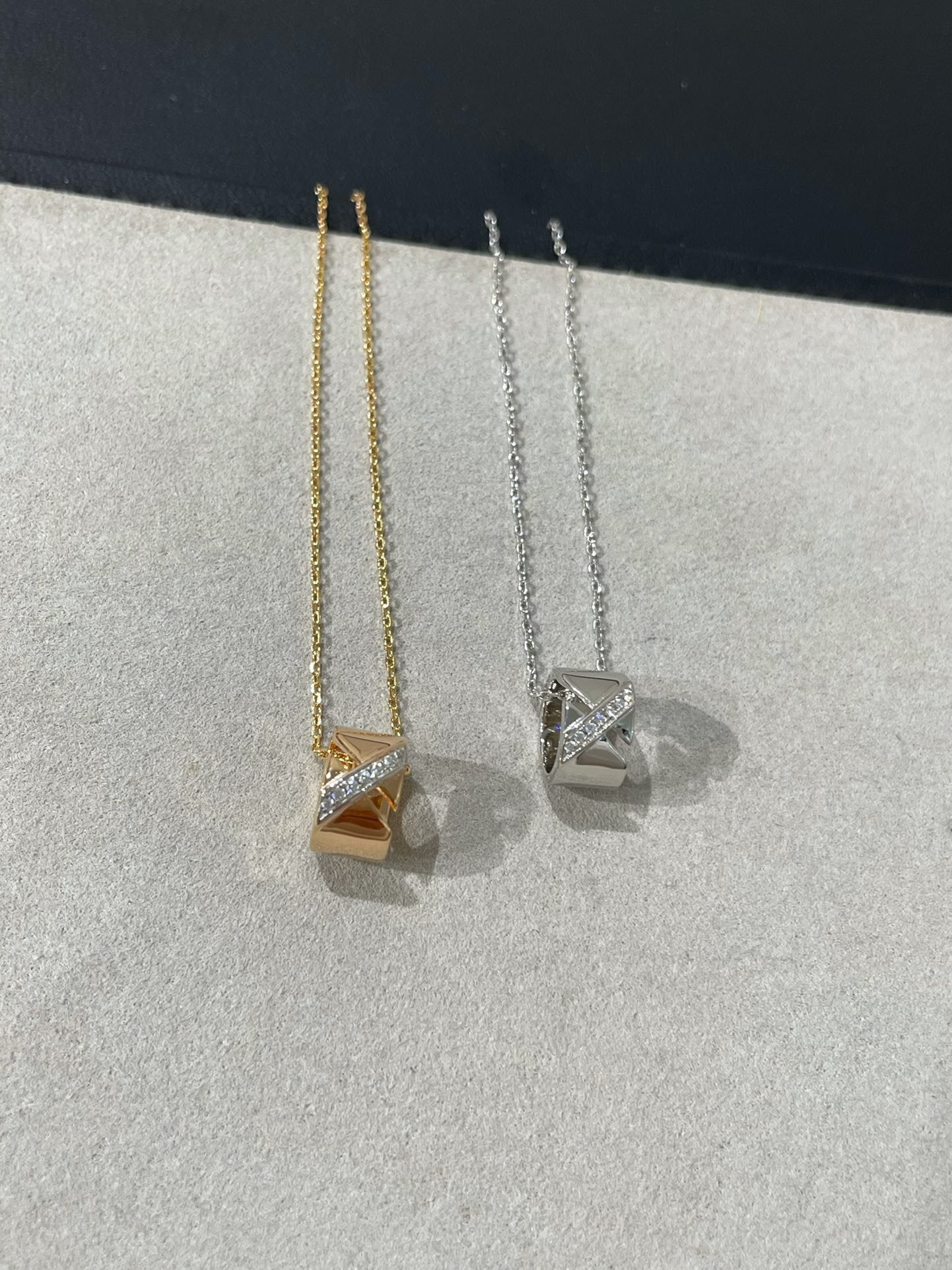 Chaumet Liens Evidence Cubic Zirconia Necklace
