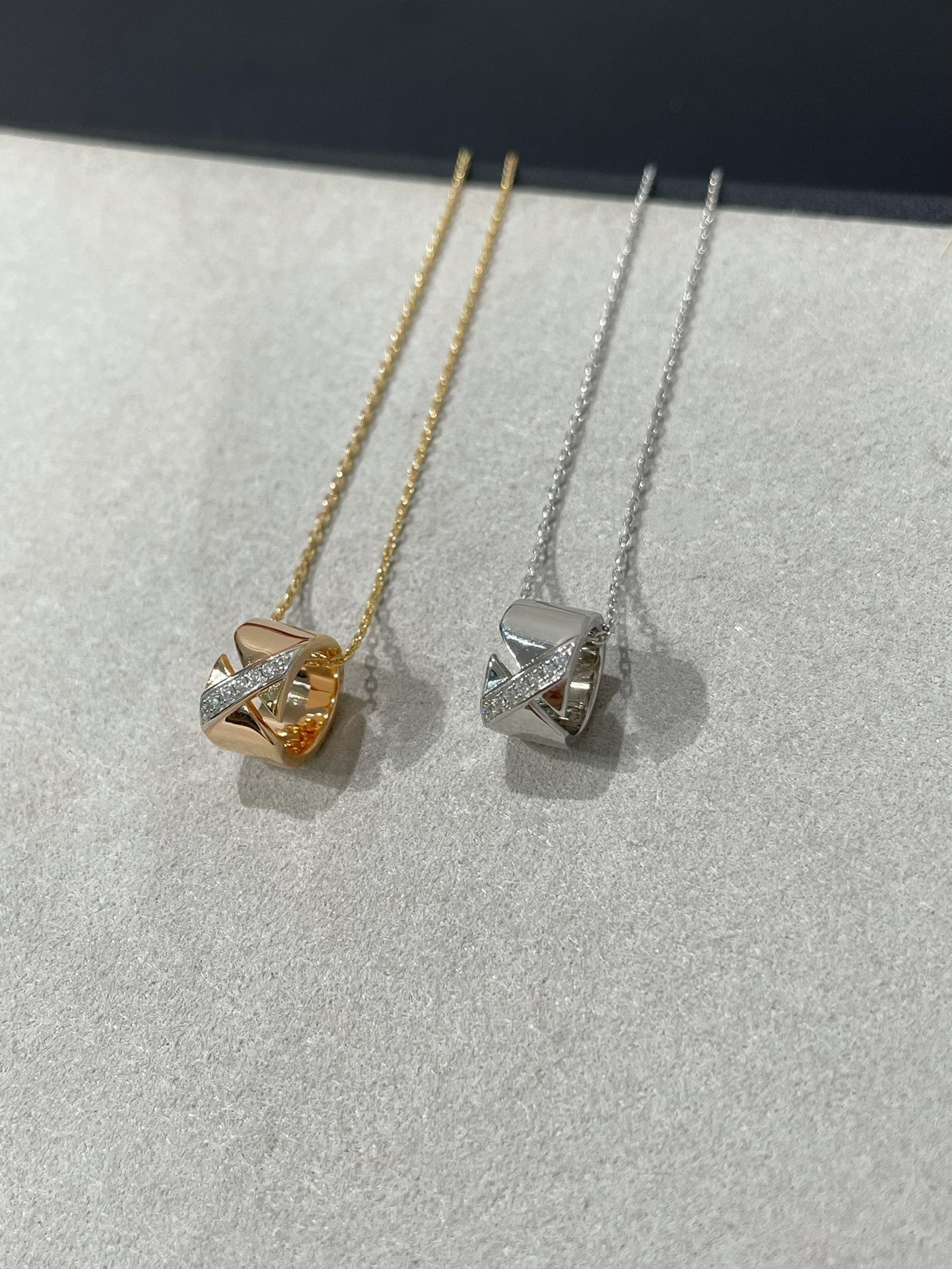 Chaumet Liens Evidence Cubic Zirconia Necklace
