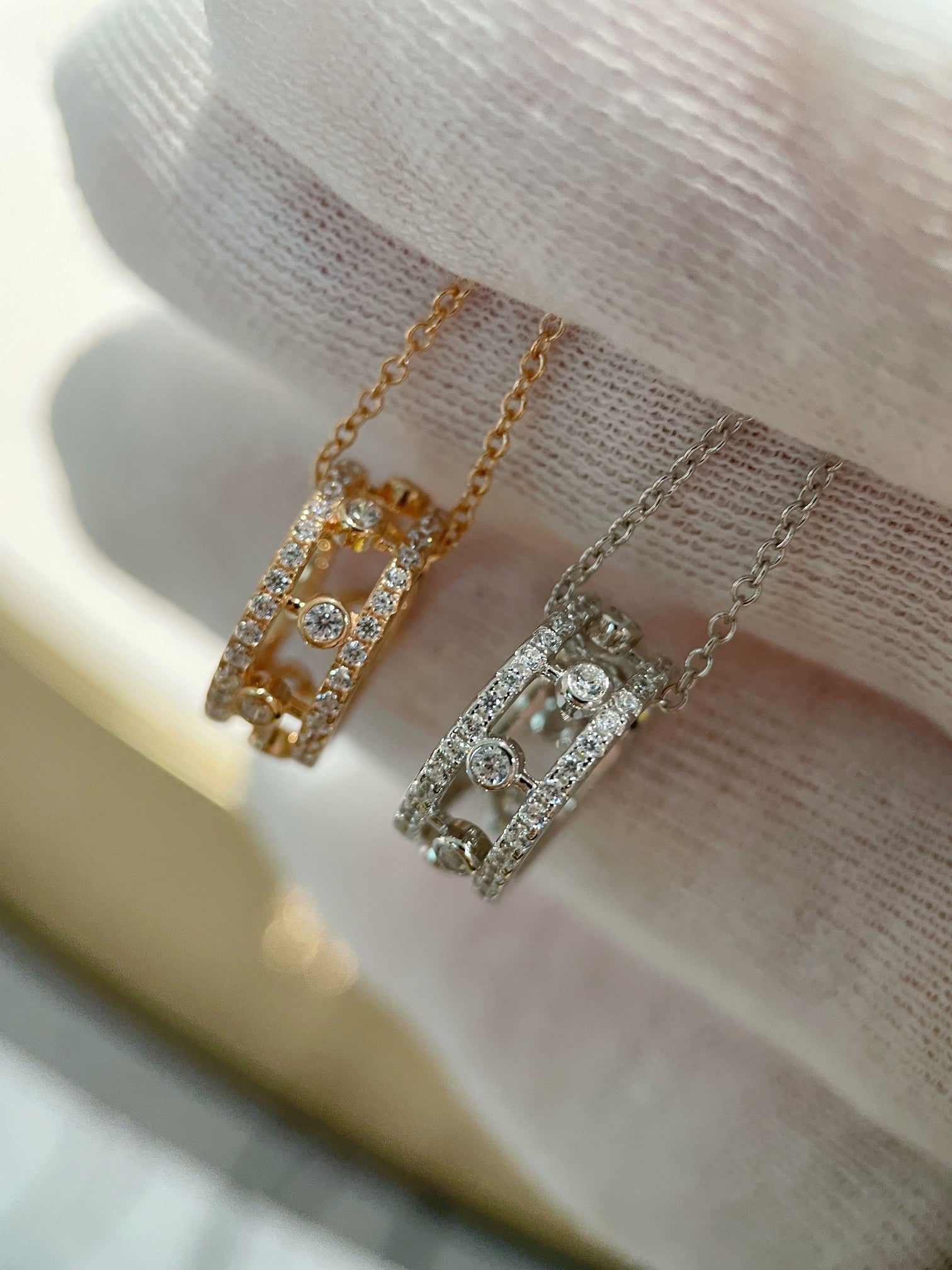Chaumet Dewdrop Cubic Zirconia Necklace