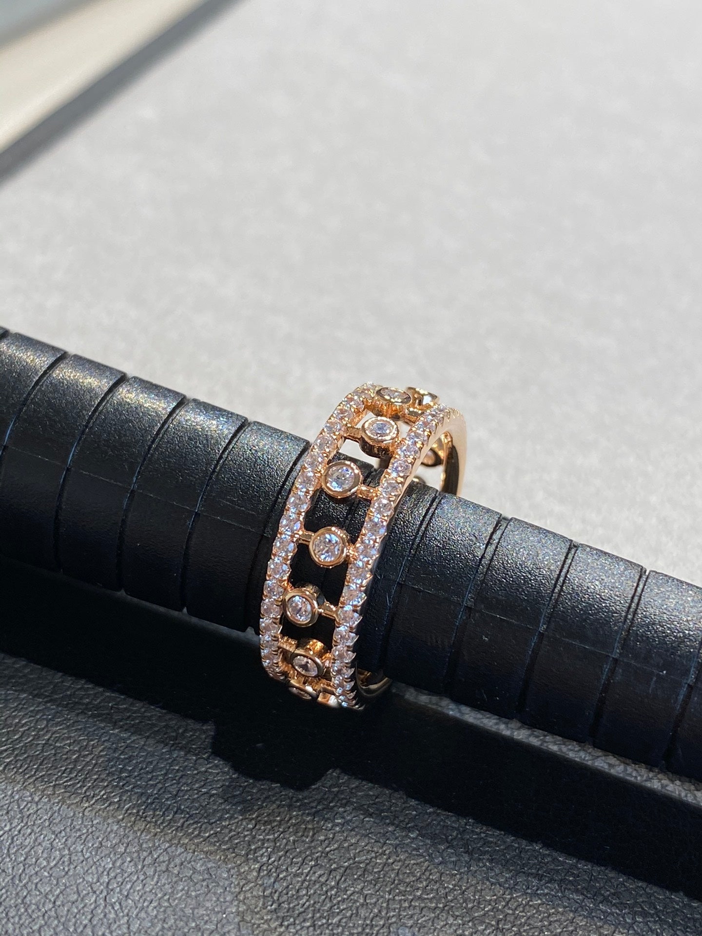 Chaumet Dewdrop Cubic Zirconia Paved Ring