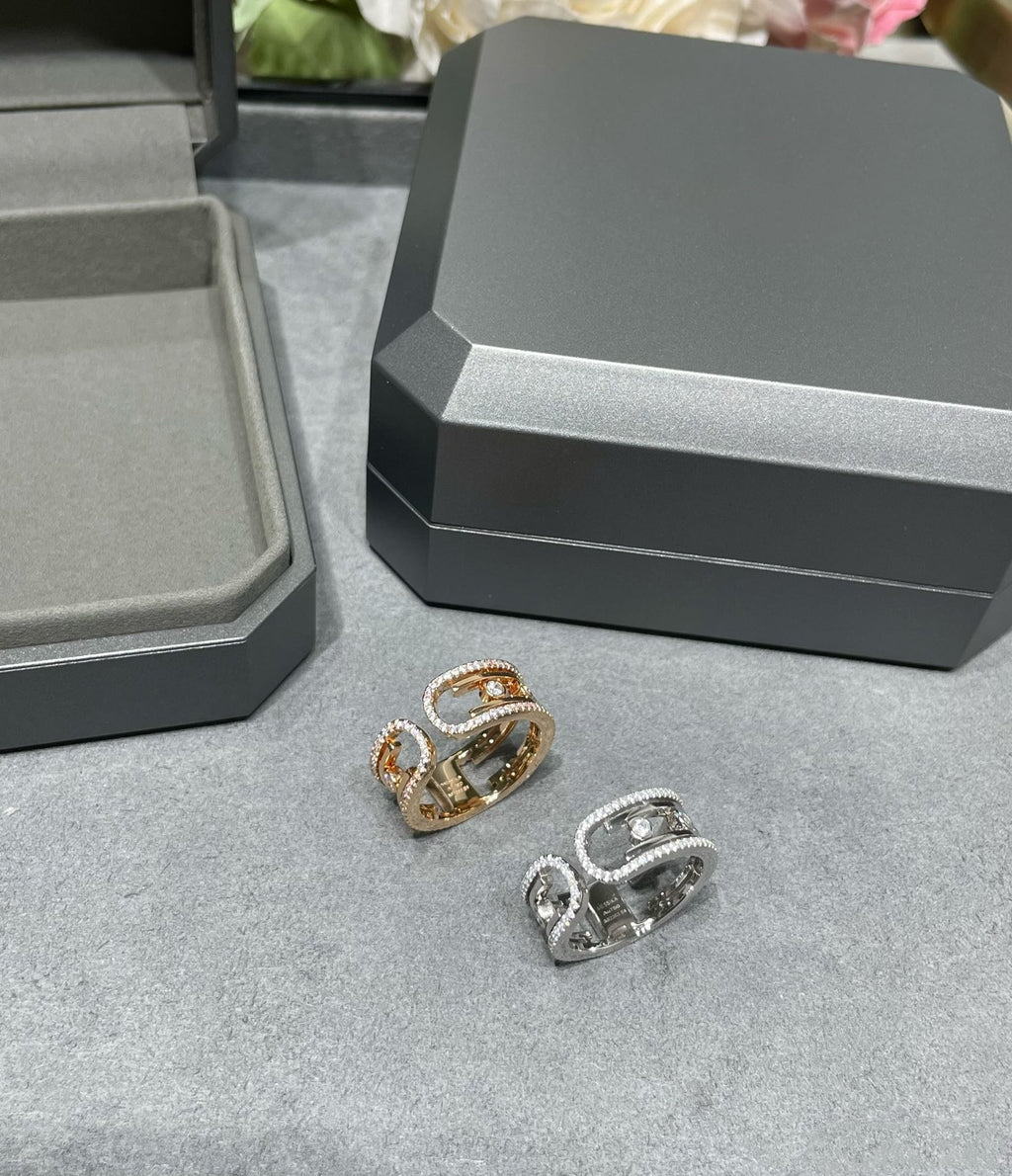 Messika Move 10th Cubic Zirconia Open Ring