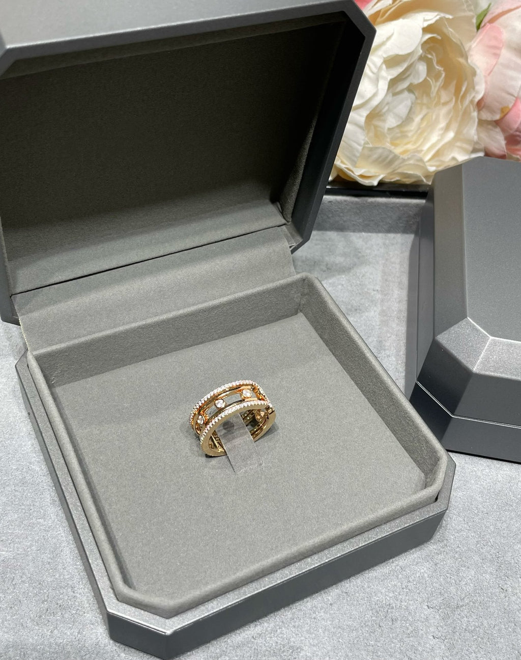 Messika Move 10th Cubic Zirconia Open Ring