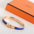 Hermes HM Kelly Blue Bracelet