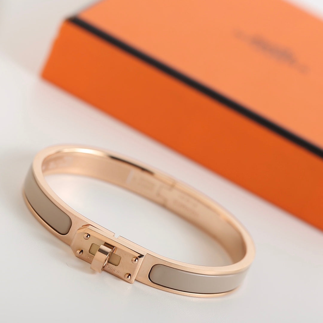 Hermes HM Kelly Grey Bracelet
