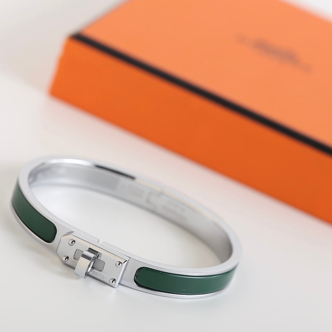 Hermes HM Kelly Khaki Bracelet