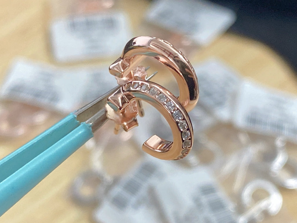 Tiffany T1 Hoop Cubic Zirconia Earrings