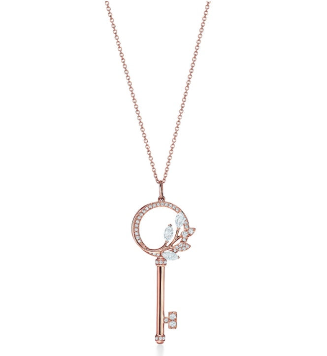 Tiffany Victoria Key Cubic Zirconia Necklace