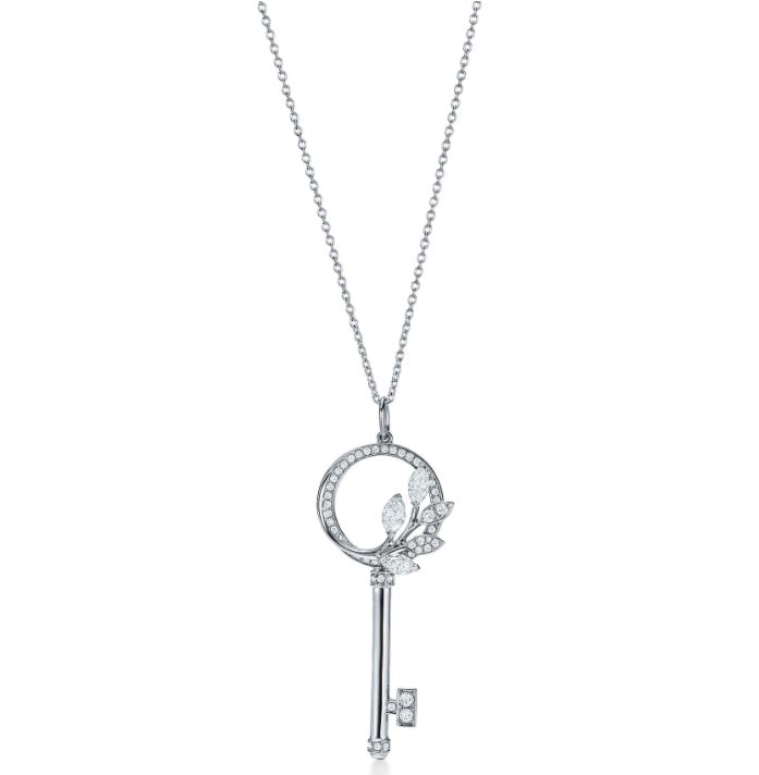 Tiffany Victoria Key Cubic Zirconia Necklace