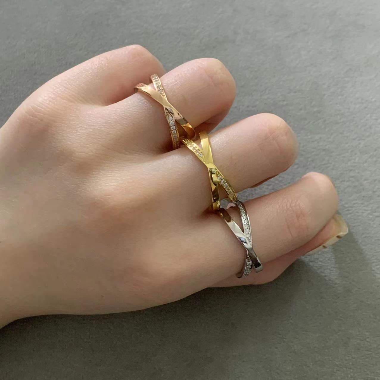 Tiffany Atlas X Cubic Zirconia Ring