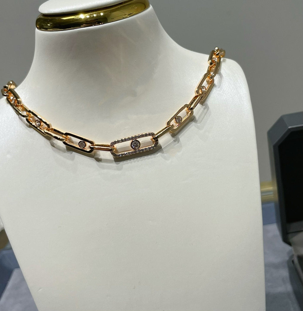 Messika Move Link Cubic Zirconia Necklace