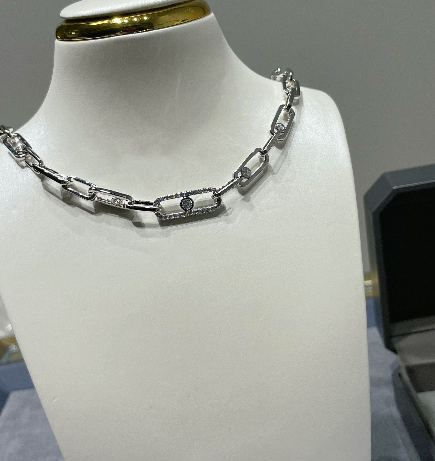 Messika Move Link Cubic Zirconia Necklace