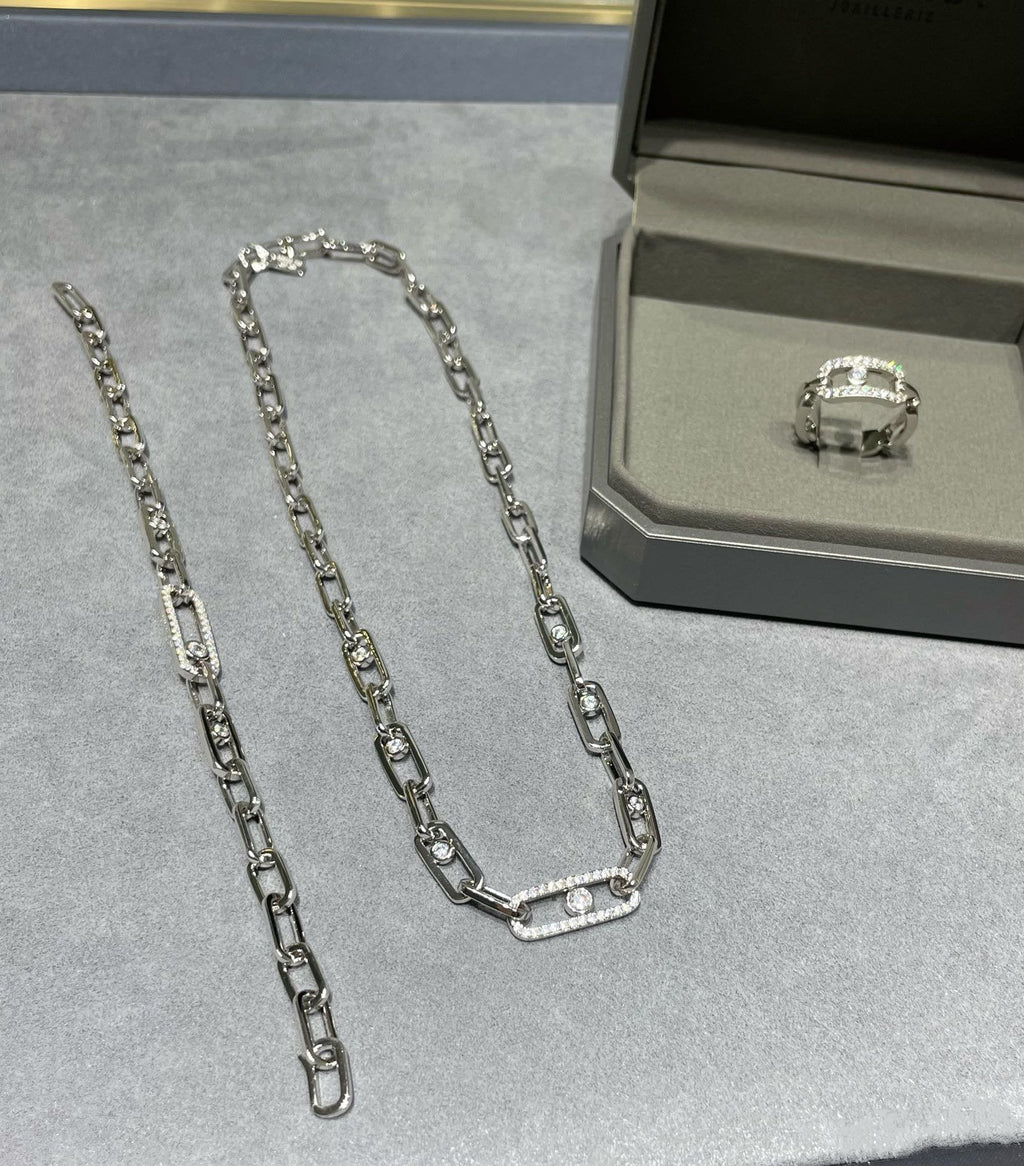 Messika Move Link Cubic Zirconia Necklace