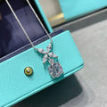 Tiffany Victoria Pendant Silver Cubic Zirconia Necklace