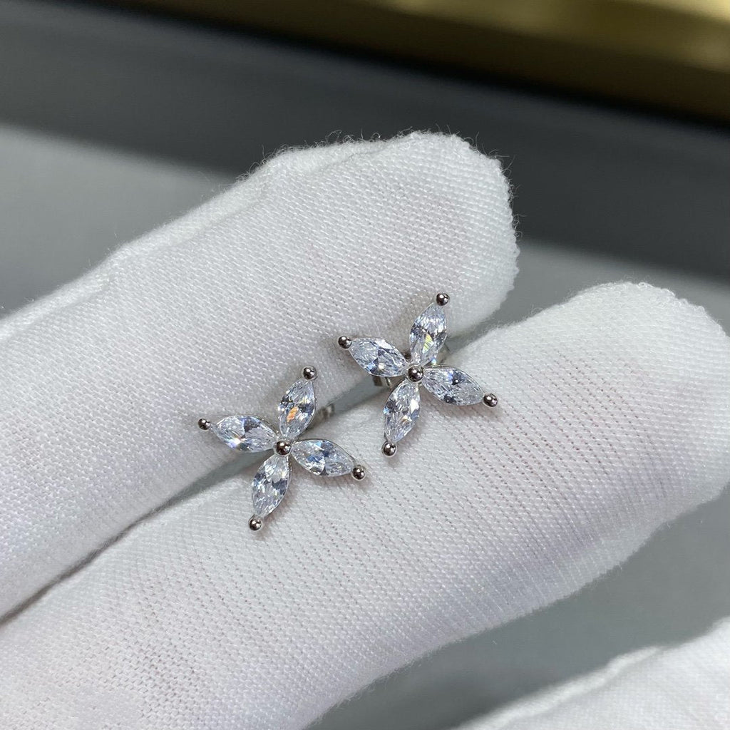 Tiffany Victoria Silver Cubic Zirconia Stud Mini Earrings