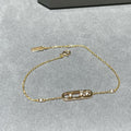 Messika Baby Move Pink Gold Cubic Zirconia Bracelet