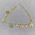 Dior Lucky Star Multi Color 5 Motif 6 Cubic Zirconia Bracelet