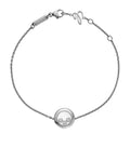 Chopard Happy Heart Bracelet Silver 3 Cubic Zirconia
