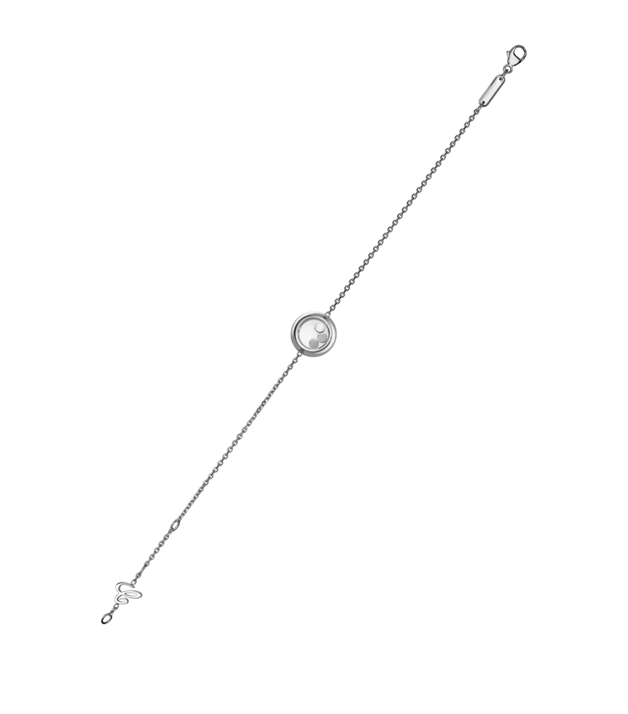 Chopard Happy Heart Silver Cubic Zirconia Bracelet