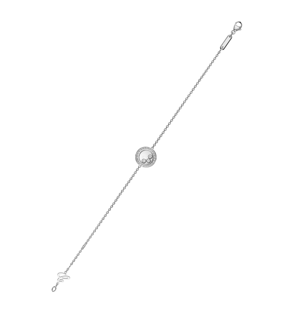 Chopard Happy Heart Silver Cubic Zirconia Bracelet