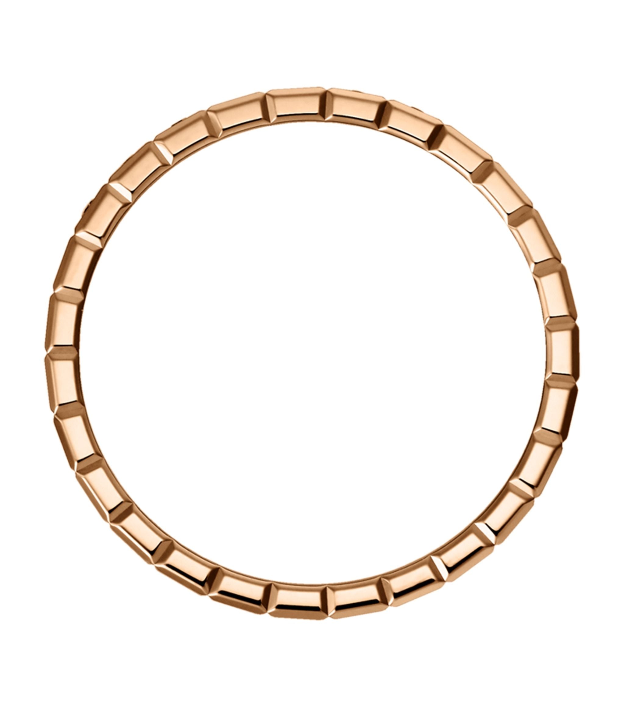 Chopard Ice Cuba Ring Pink Gold Full Diamond