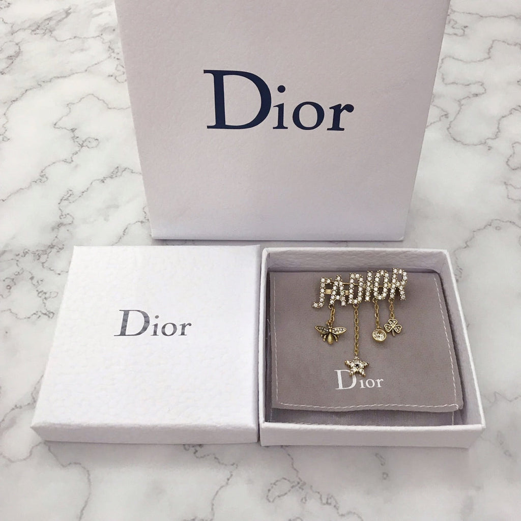 Dior CD Brooch 179195