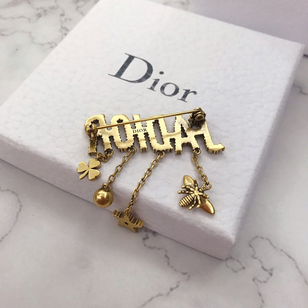 Dior CD Brooch 179195