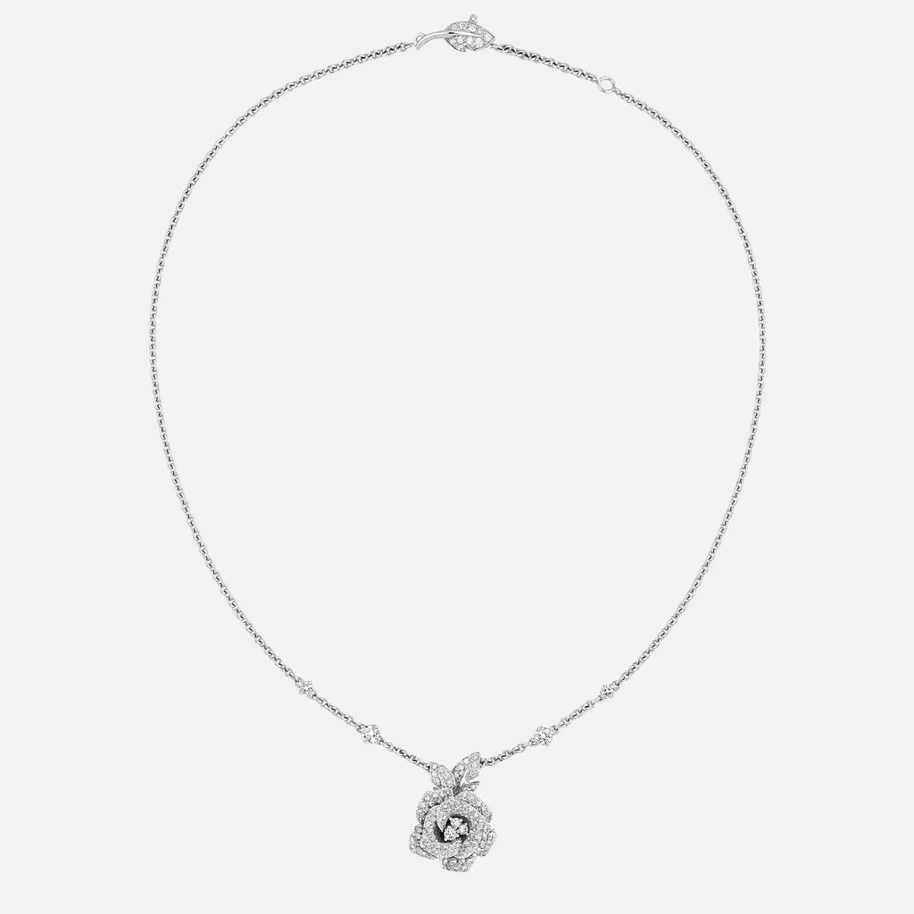 Dior Rose Bagatelle Cubic Zirconia Medium Necklace