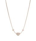 Chopard Happy Heart Necklace 3 Motifs Cubic Zirconia