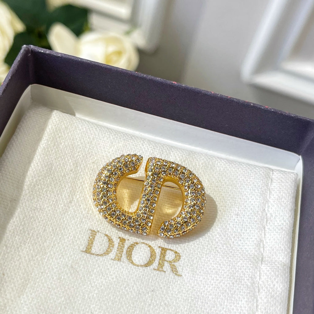 Dior CD Brooch 173982