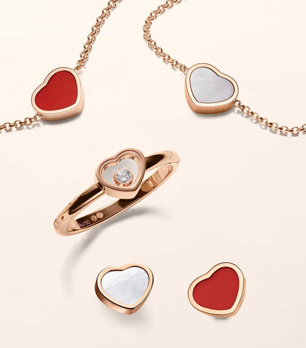 Chopard Heart Pendant Carnelian Necklace