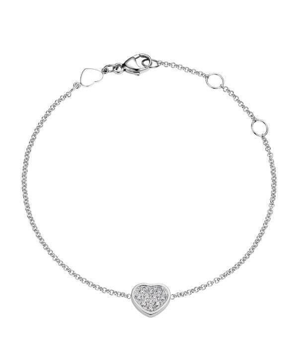 Chopard Happy Heart Silver Bracelet Cubic Zirconia
