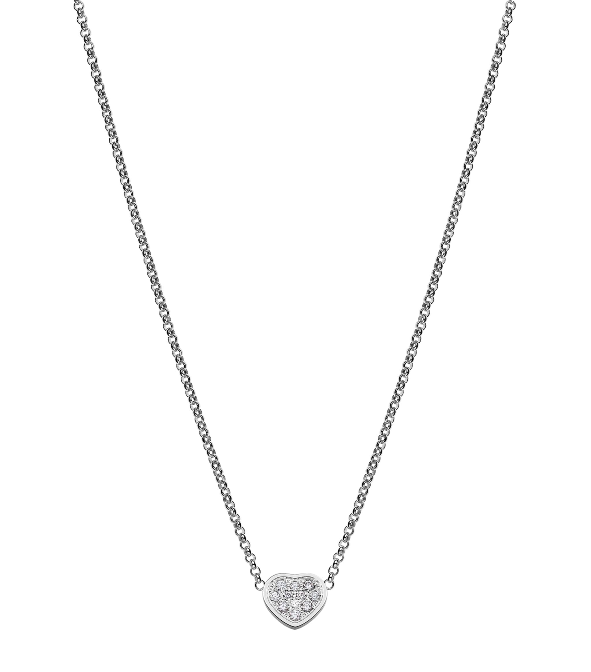 Chopard Heart Pendant Cubic Zirconia Necklace