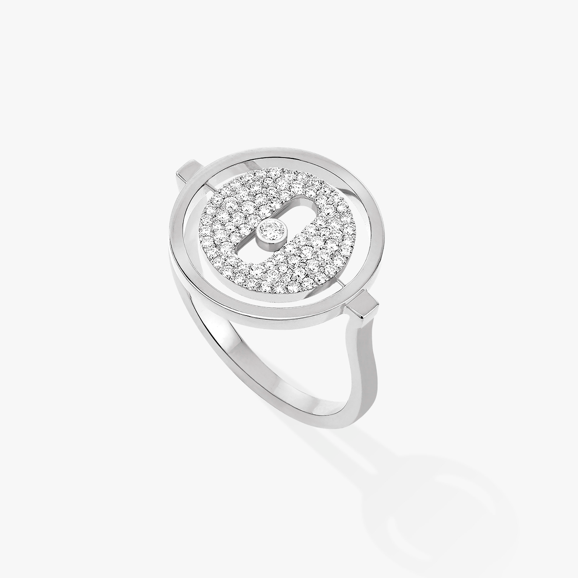 Messika Lucky Move Paved Silver Cubic Zirconia Ring