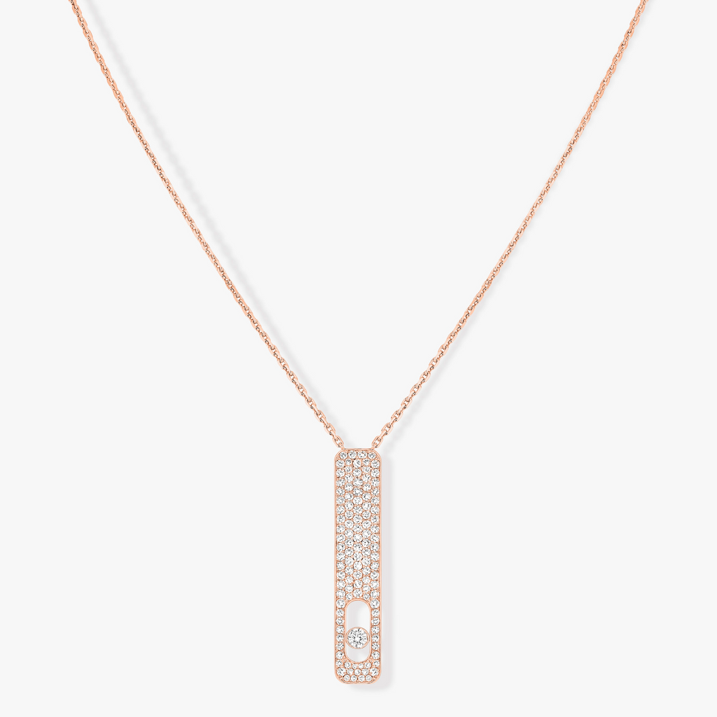 Messika My First Cubic Zirconia Paved Necklace
