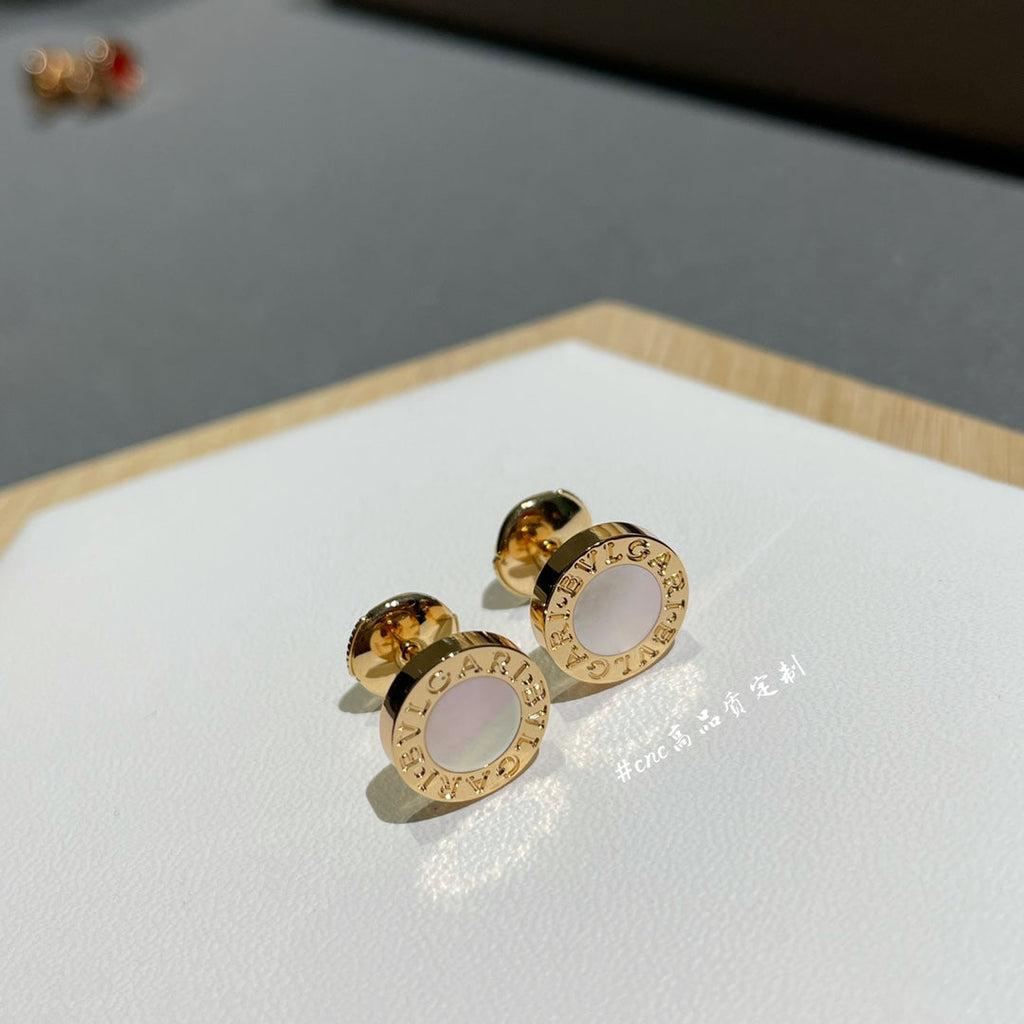 Bvlgari Earrings Cluster White Gold