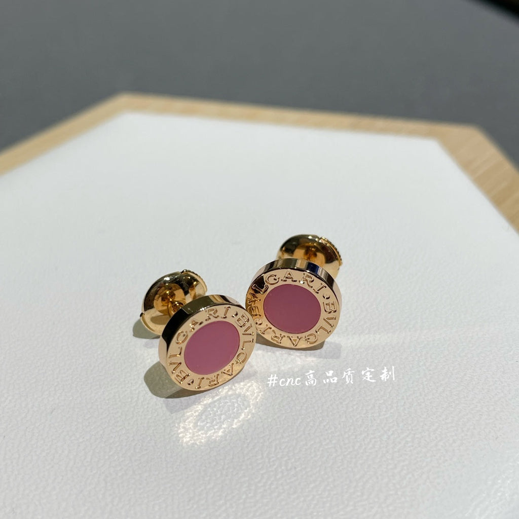 Bvlgari Earrings Cluster Pink MOP