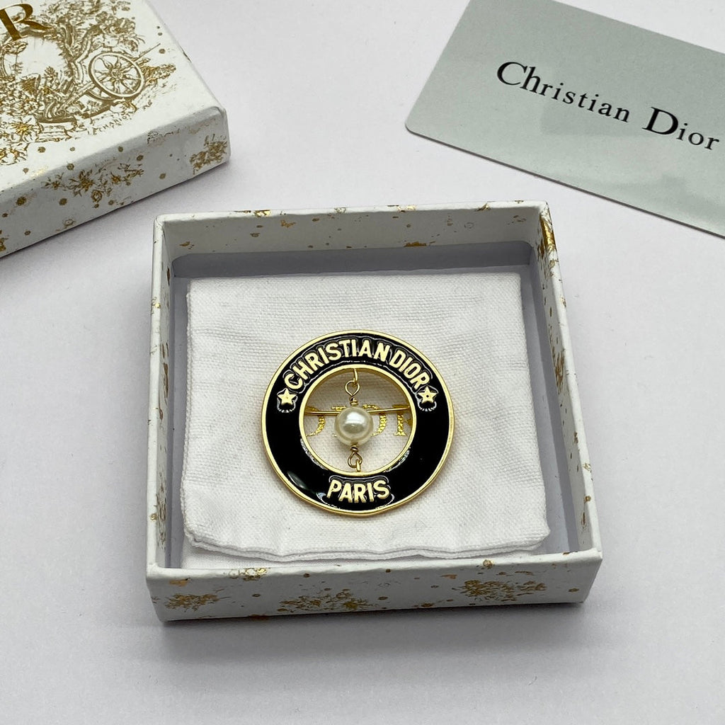 Dior CD Brooch 173985
