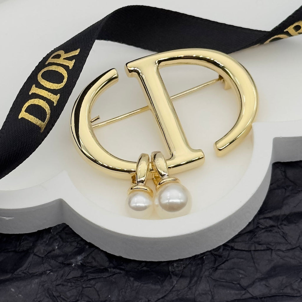 Dior CD Brooch 172617