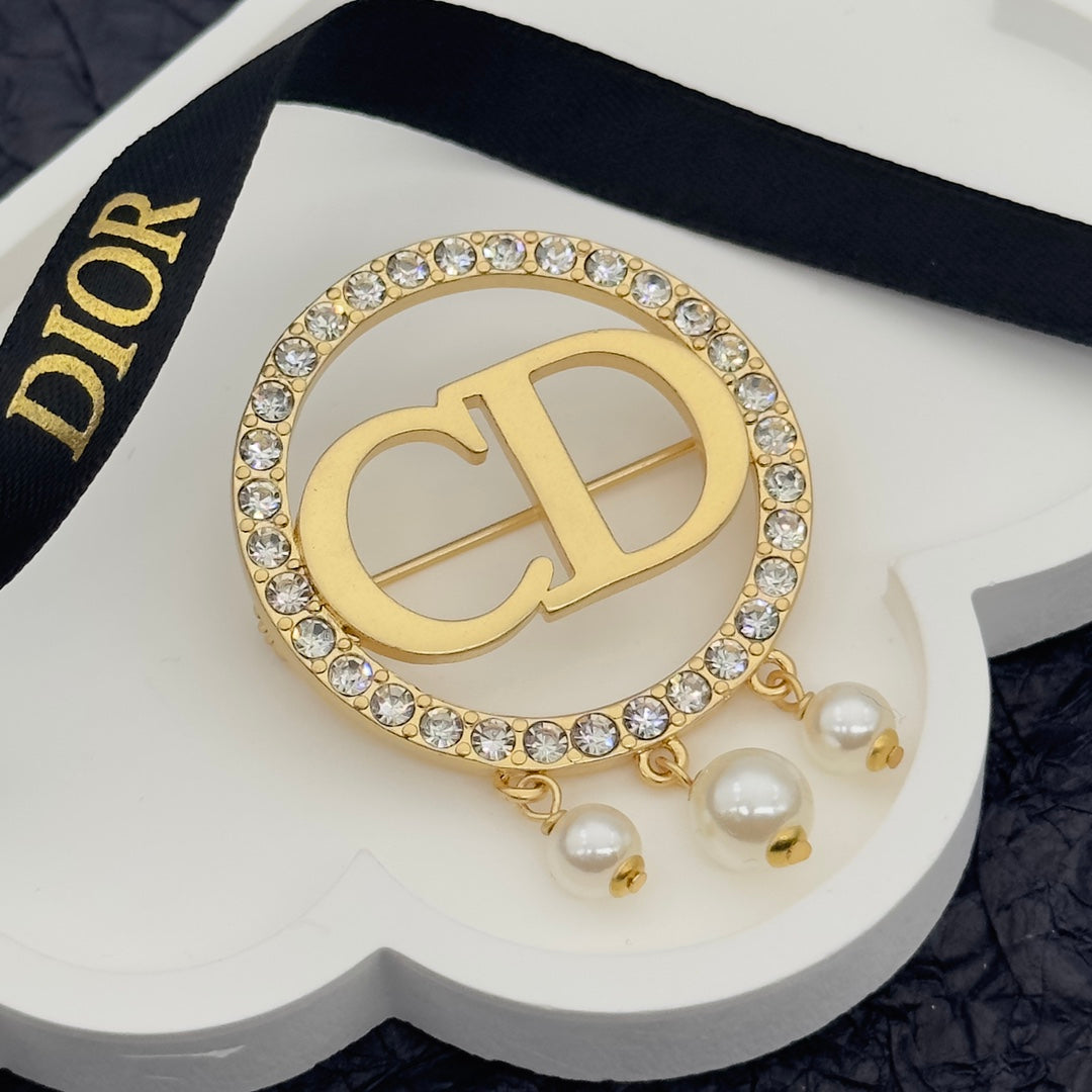 Dior CD Brooch 172612