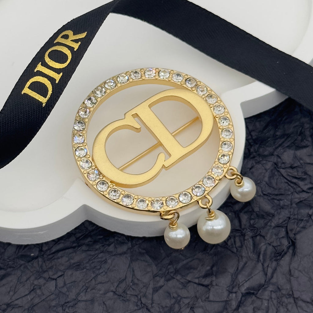 Dior CD Brooch 172612