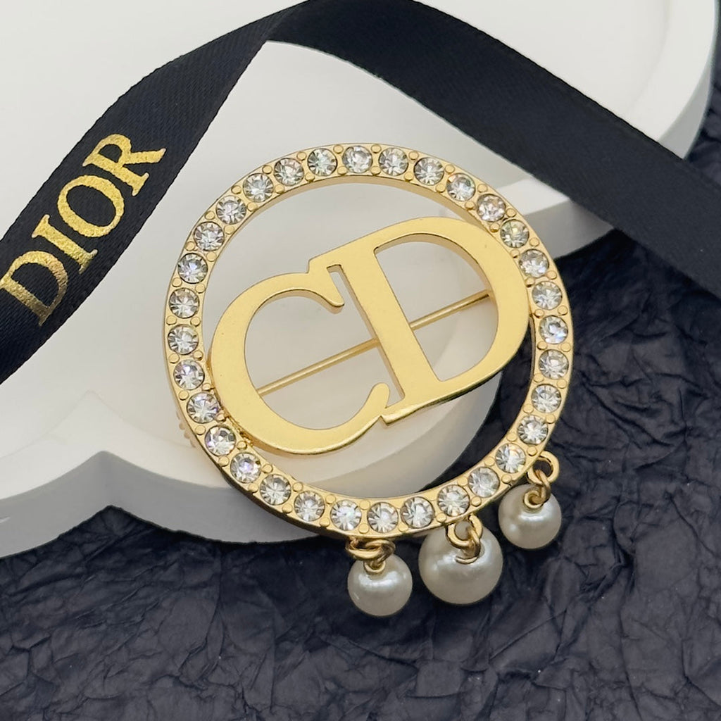 Dior CD Brooch 172612